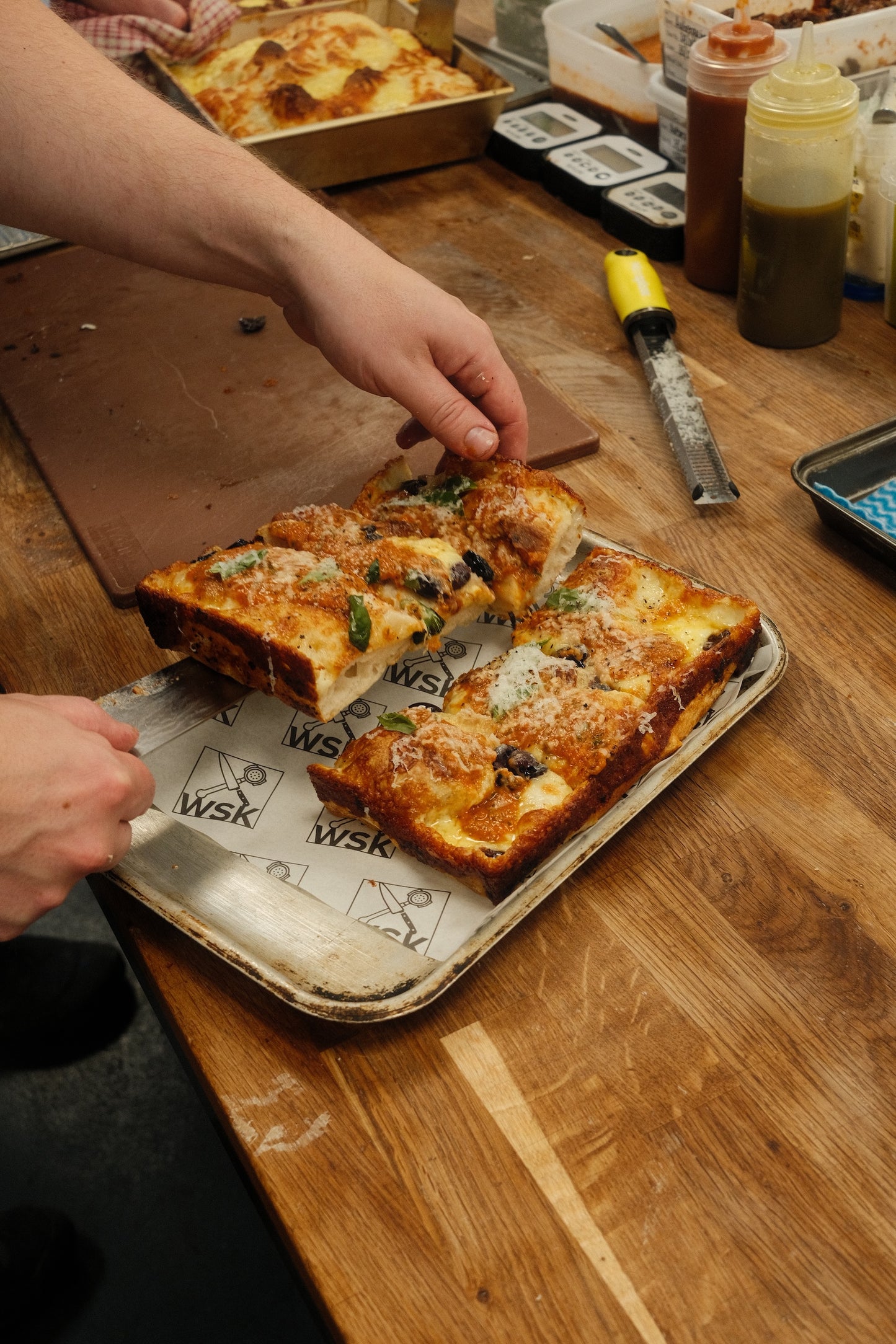 Detroit deep pan pizza @ WSK Bakery 25th July 2025