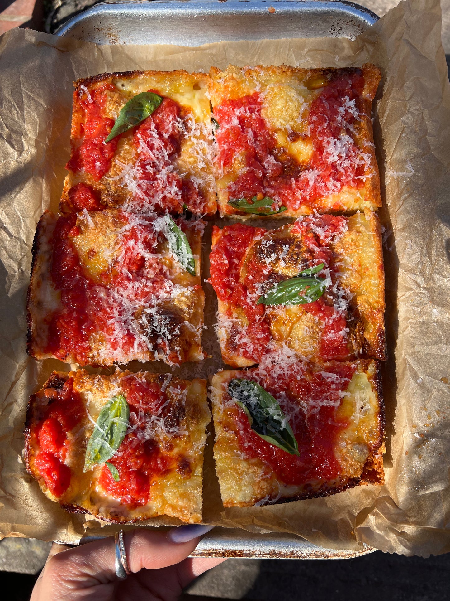 WSK Bakery 3rd Birthday bash - Detroit style deep pan pizza. Friday 25th April