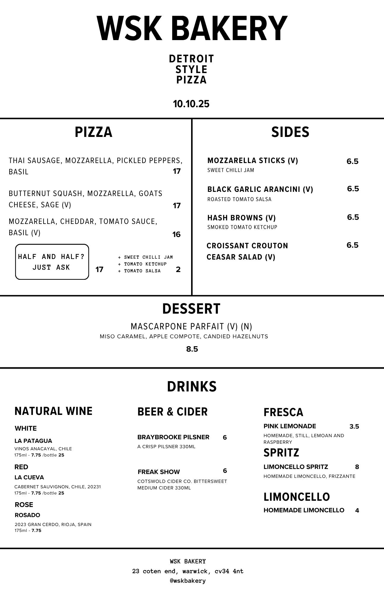 Detroit style deep pan pizza 28th November