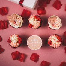 Load image into Gallery viewer, Valentine&#39;s cupcake box WSK Bakery